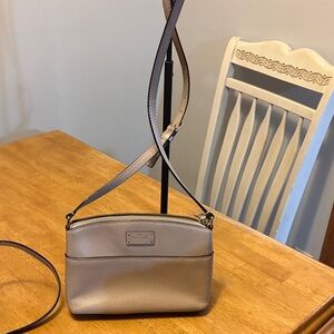 Kate Spade small Taupe Leather Crossbody Bag